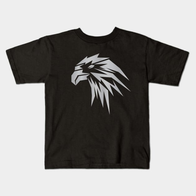 Eagle Face Kids T-Shirt by AVEandLIA